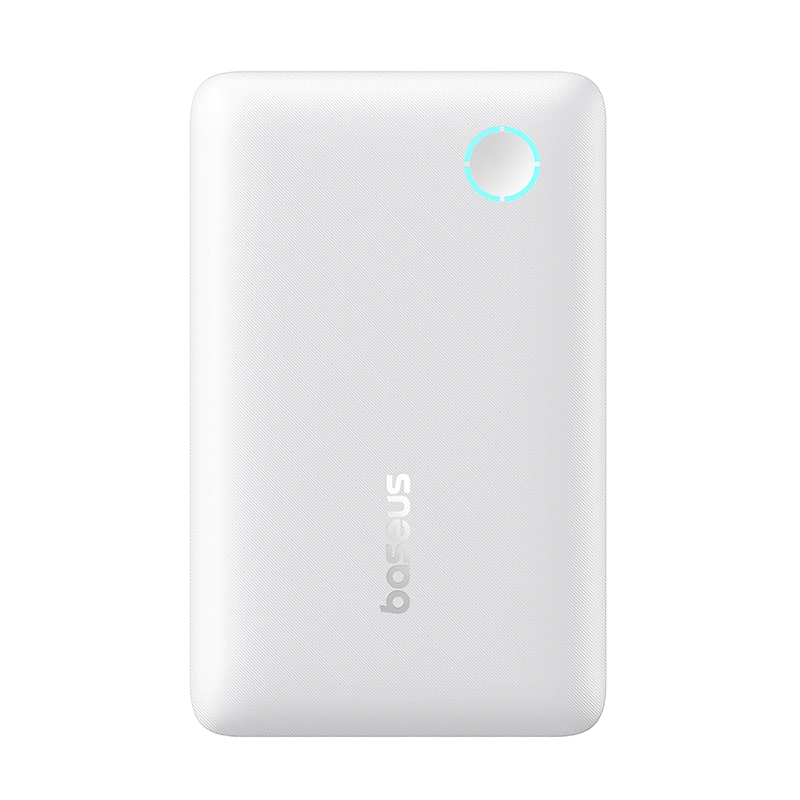 Baseus 10000mAh 15W EnerFill FP11 Fast-Charging Power Bank – (Moon White) – 1 Year Warranty