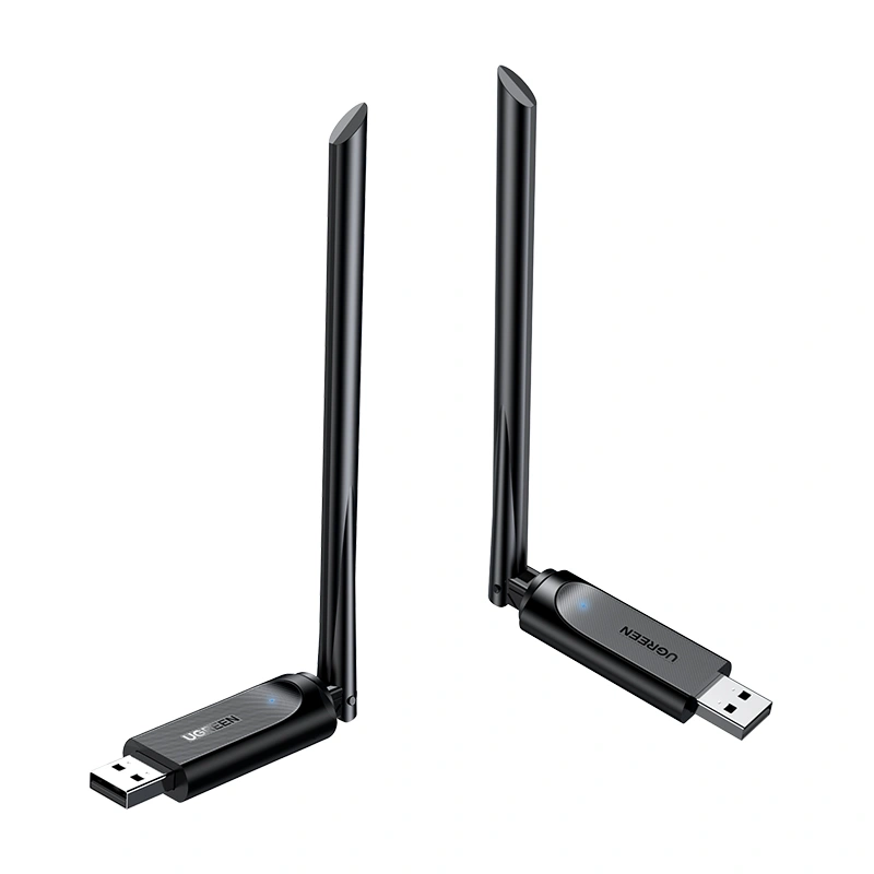 UGREEN AC650 High-Gain Dual Band Wireless USB Wi-Fi Adapter – CM496 – 90339 – 1 Year Warranty
